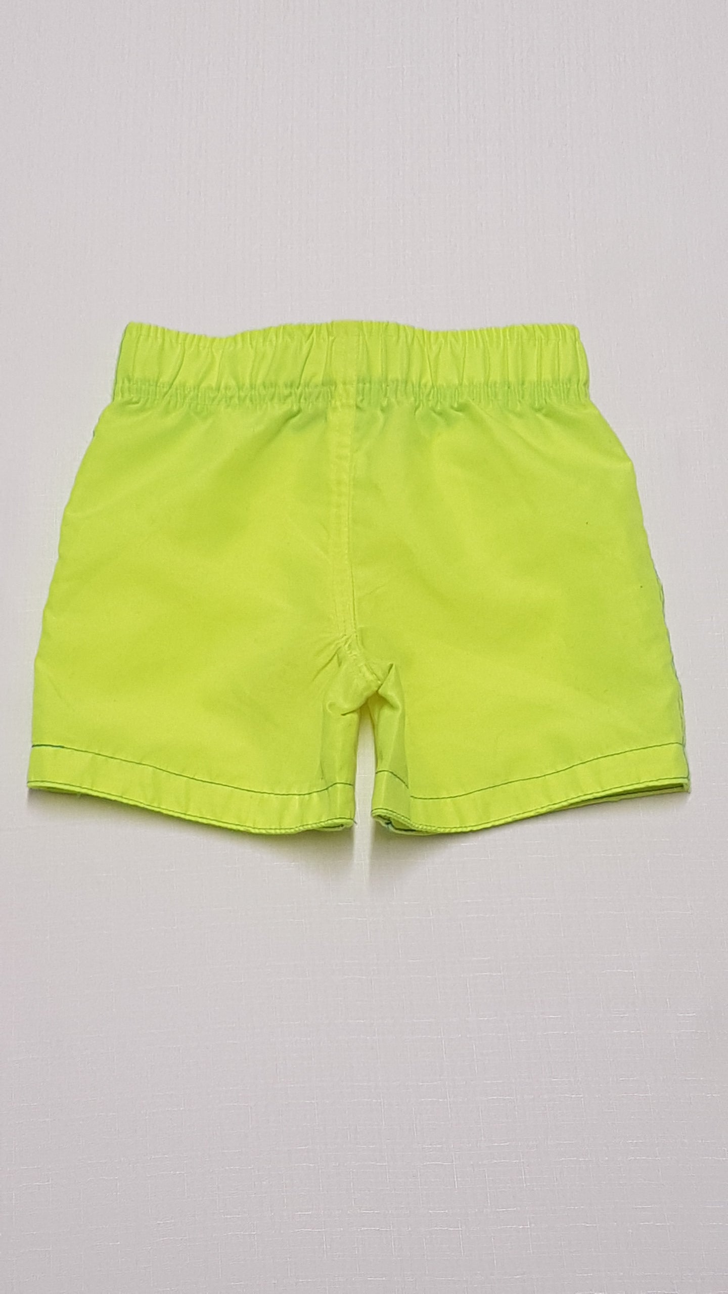 PRIMARK NEON SÁRGA SZÍNŰ KISFIÚ RÖVIDNACI 92