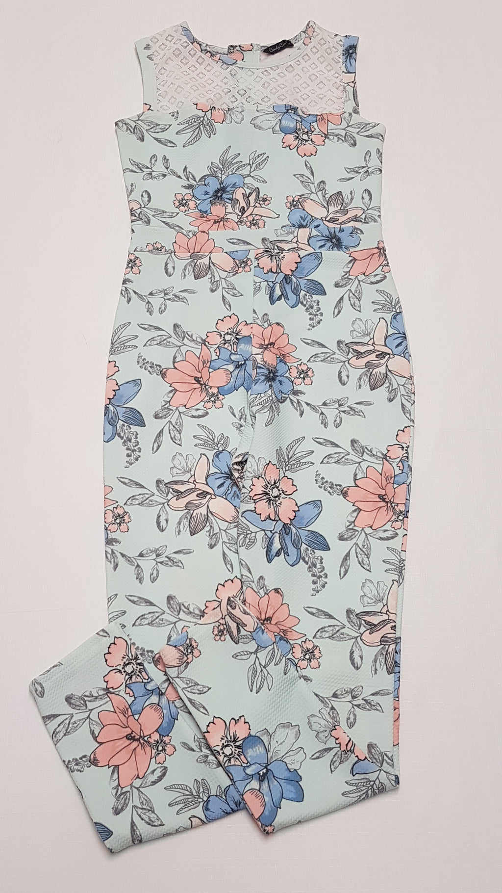 MATALAN TRENDI VIRÁGMINTÁS KISLÁNY PLAYSUIT 140-146
