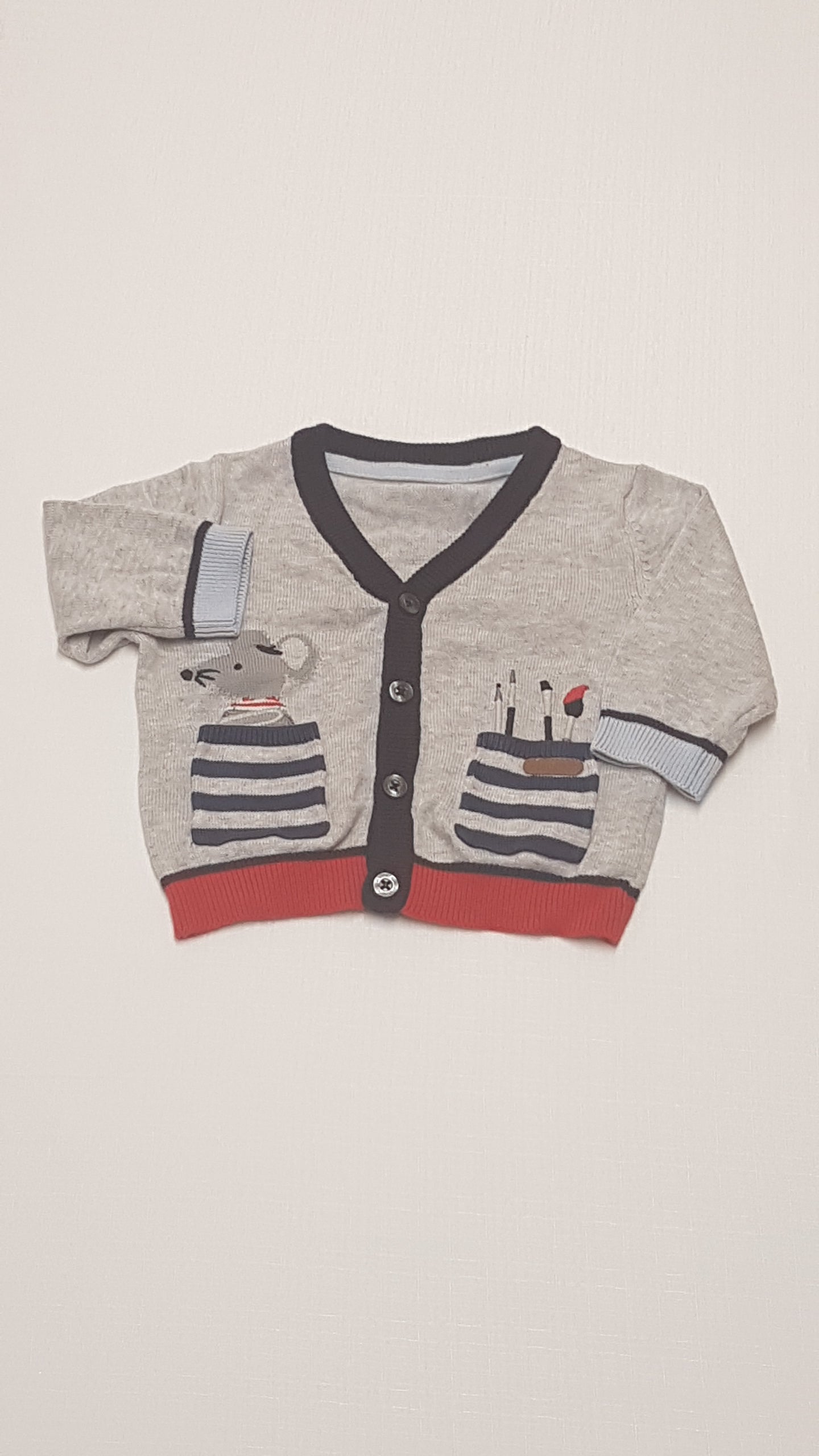 M&S KIDS ARANYOS KISFIÚ KARDIGÁN 62