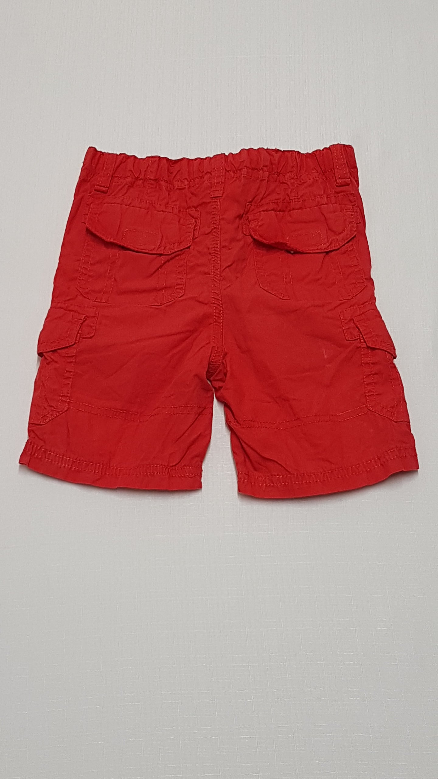 NUTMEG KÉTOLDALT ZSEBESPIROS SZÍNŰ,VÁSZON KISFIÚ RÖVIDNACI,ÁLLÍTHATÓ GUMIS DERÉKRÉSSZEL