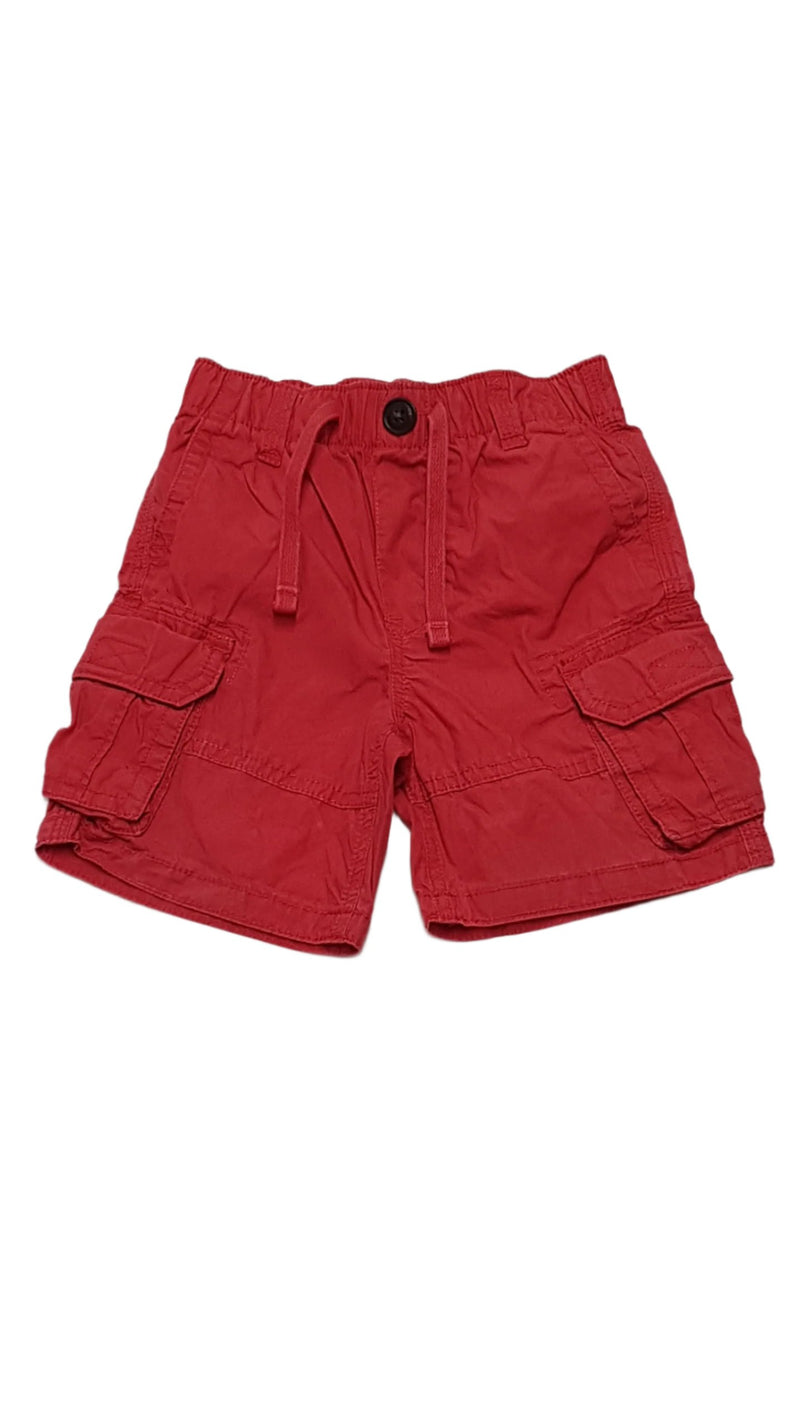 BABY GAP GUMIS DEREKÚ,KÉTOLDALT ZSEBES KISFIÚ RÖVIDNACI 92