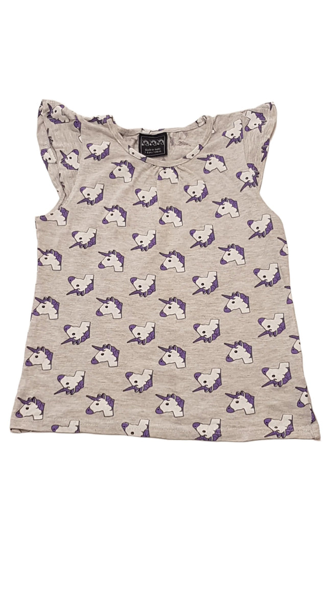 PRIMARK UNICORNOS KISLÁNY PÓLÓ 128 Hover Image