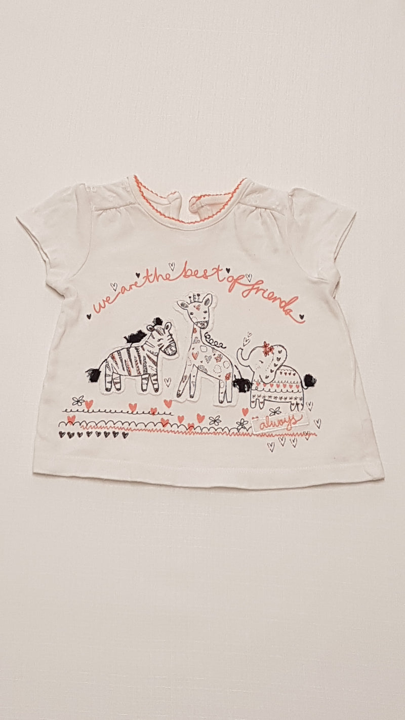 GEORGE ARANYOS ÁLLATFIGURÁS KISLÁNY PÓLÓ 56-62