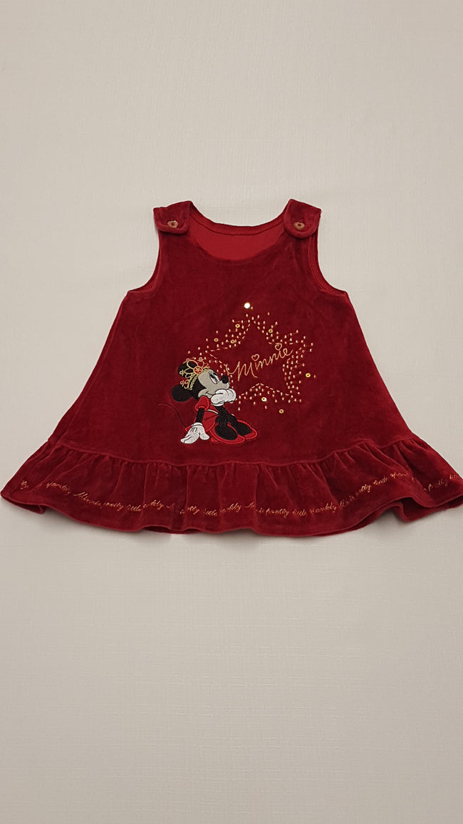 GEORGE DISNEY MINNIE MOUSE CSODASZÉP,TÜKÖRBÁRSONY KISLÁNY RUHÁCSKA 74 Hover Image