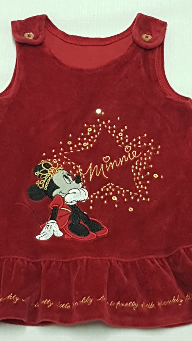 GEORGE DISNEY MINNIE MOUSE CSODASZÉP,TÜKÖRBÁRSONY KISLÁNY RUHÁCSKA 74 Main Image