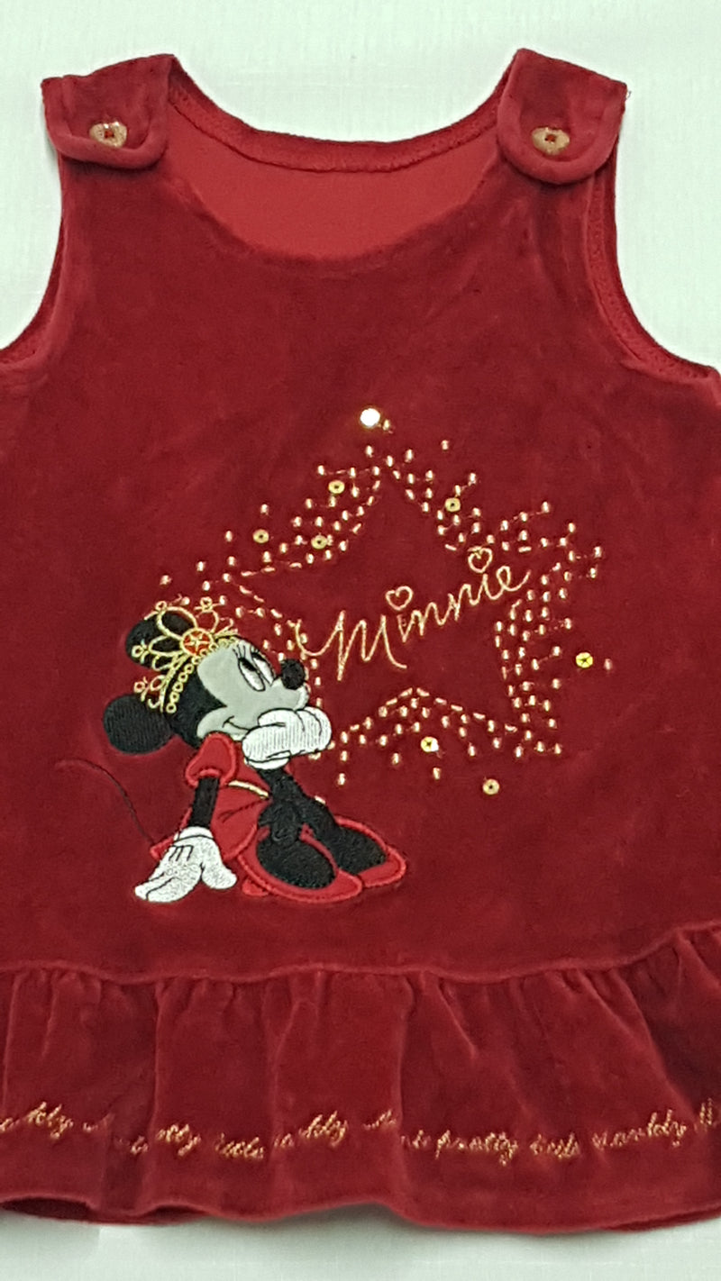 GEORGE DISNEY MINNIE MOUSE CSODASZÉP,TÜKÖRBÁRSONY KISLÁNY RUHÁCSKA 74