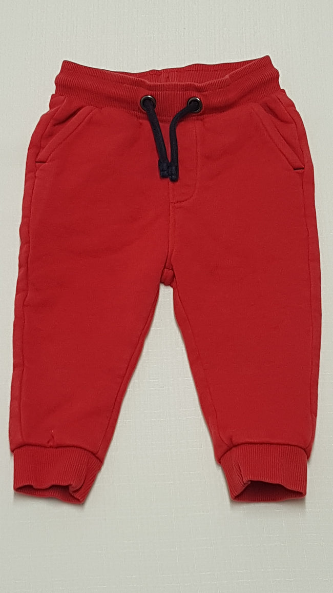 M&S KIDS PIROS SZÍNŰ KISFIÚ JOGGER  74 Hover Image