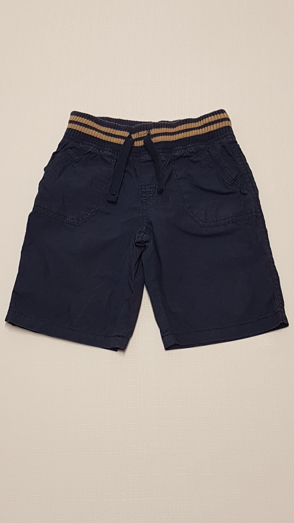 M&S KIDS SÖTÉTKÉK VÁSZON KISFIÚ BERMUDA NADRÁG 104
