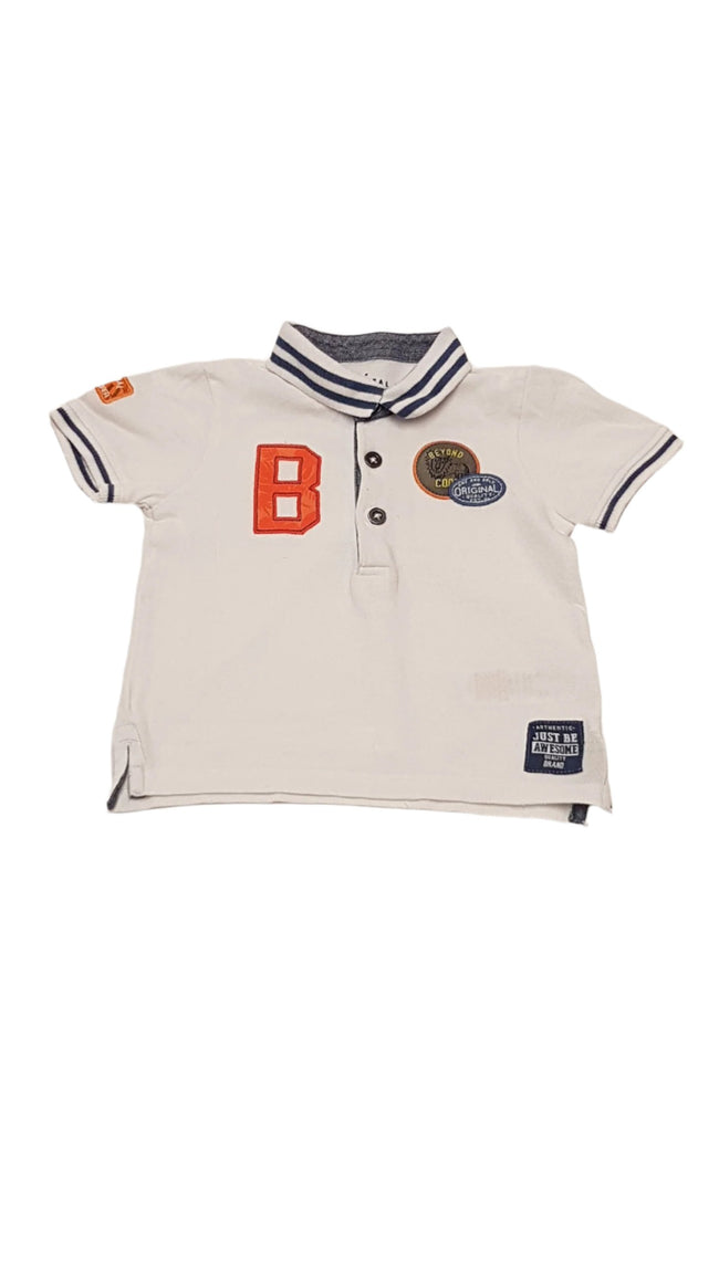 F&F KIDS GOMBOS,GALLÉROS,ELEGÁNS KISFIÚ PÓLÓ 74 Hover Image