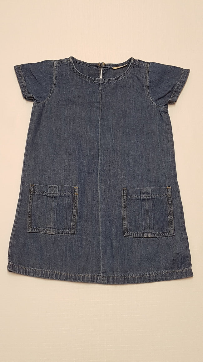 NEXT KÉTOLDALT ZSEBES. MINŐSÉGI,FARMER KISLÁNY RUHA 110 Hover Image