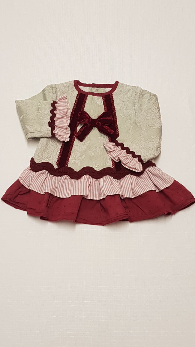 MIRANDA SPANYOL DESIGNER GYÖNYÖRŰ,ALKALMI KISLÁNY RUHA 68-74 Hover Image