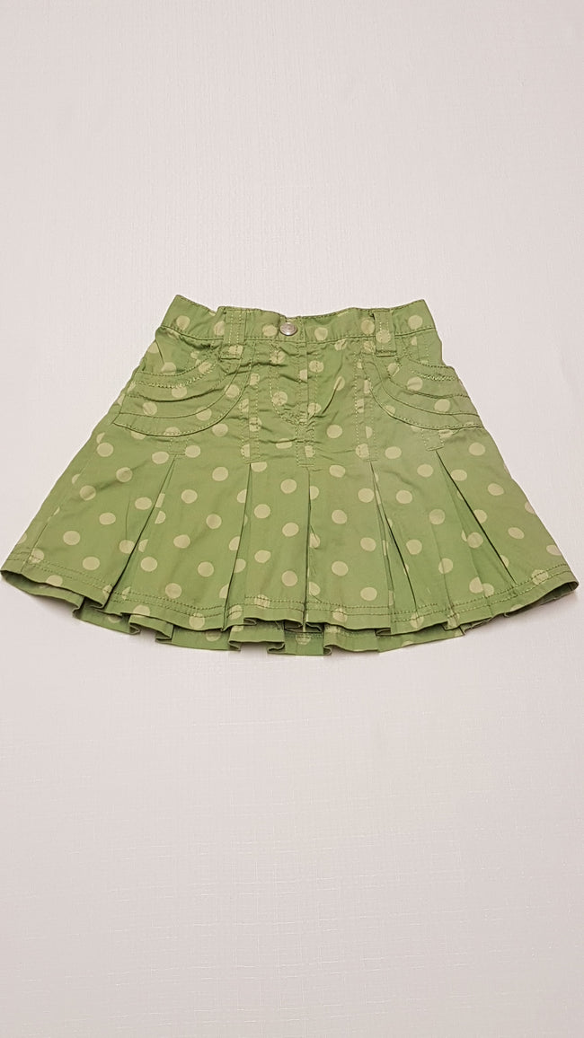 NEXT MINŐSÉGI,RAKOTT,PÖTTYÖS,CSAJOS KISLÁNY SZOKNYA 98 Hover Image