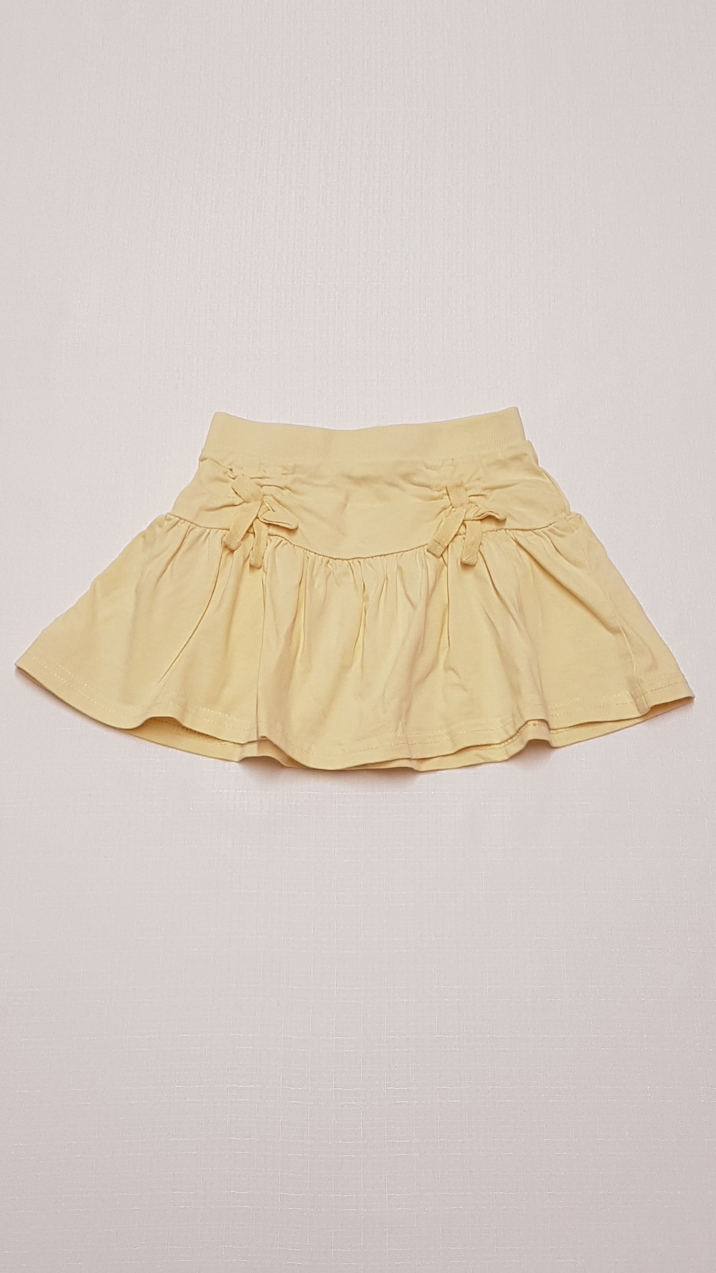 MATALAN SÁRGA SZÍNŰ,PAMUT KISLÁNY SZOKNYA 86
