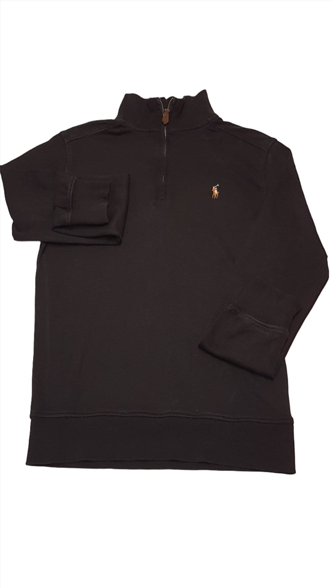 RALPH LAUREN PRÉMIUM MINŐSÉGŰ CIPZÁROS FIÚ PULÓVER 146 Hover Image