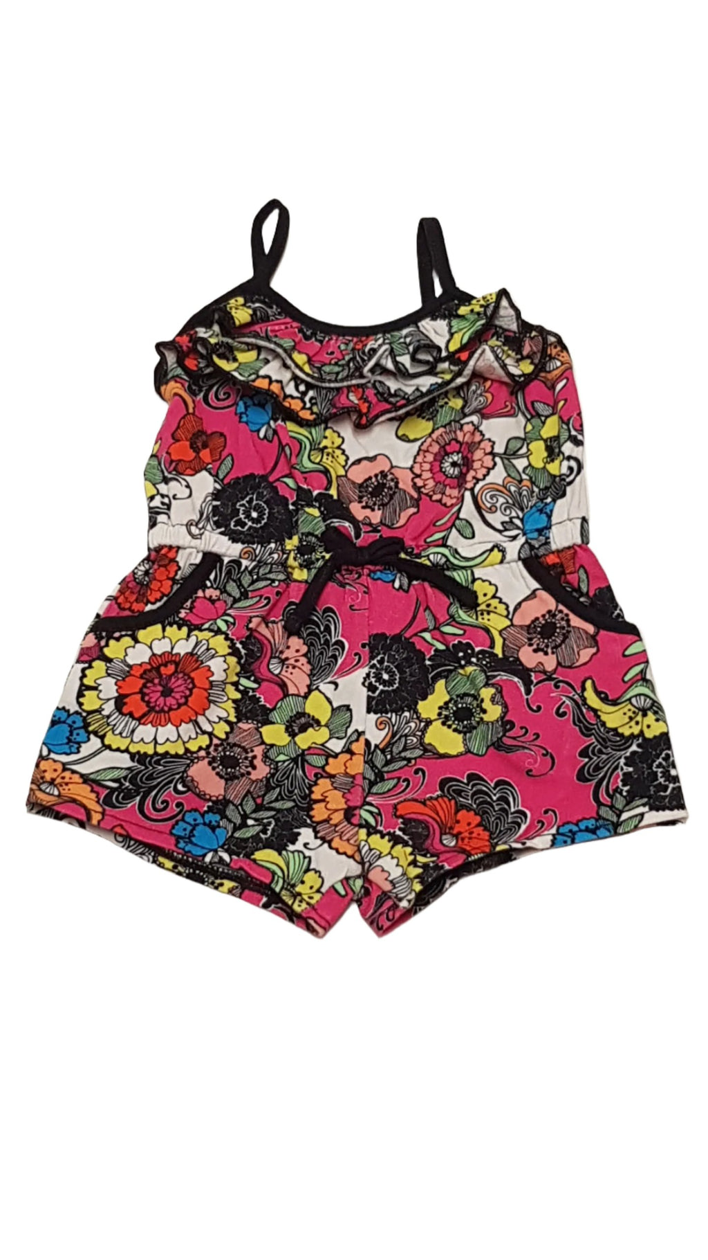 RIVER ISLAND MINI EXTRAMINŐSÉGŰ,TRENDI KISLÁNY PLAYSUIT 74
