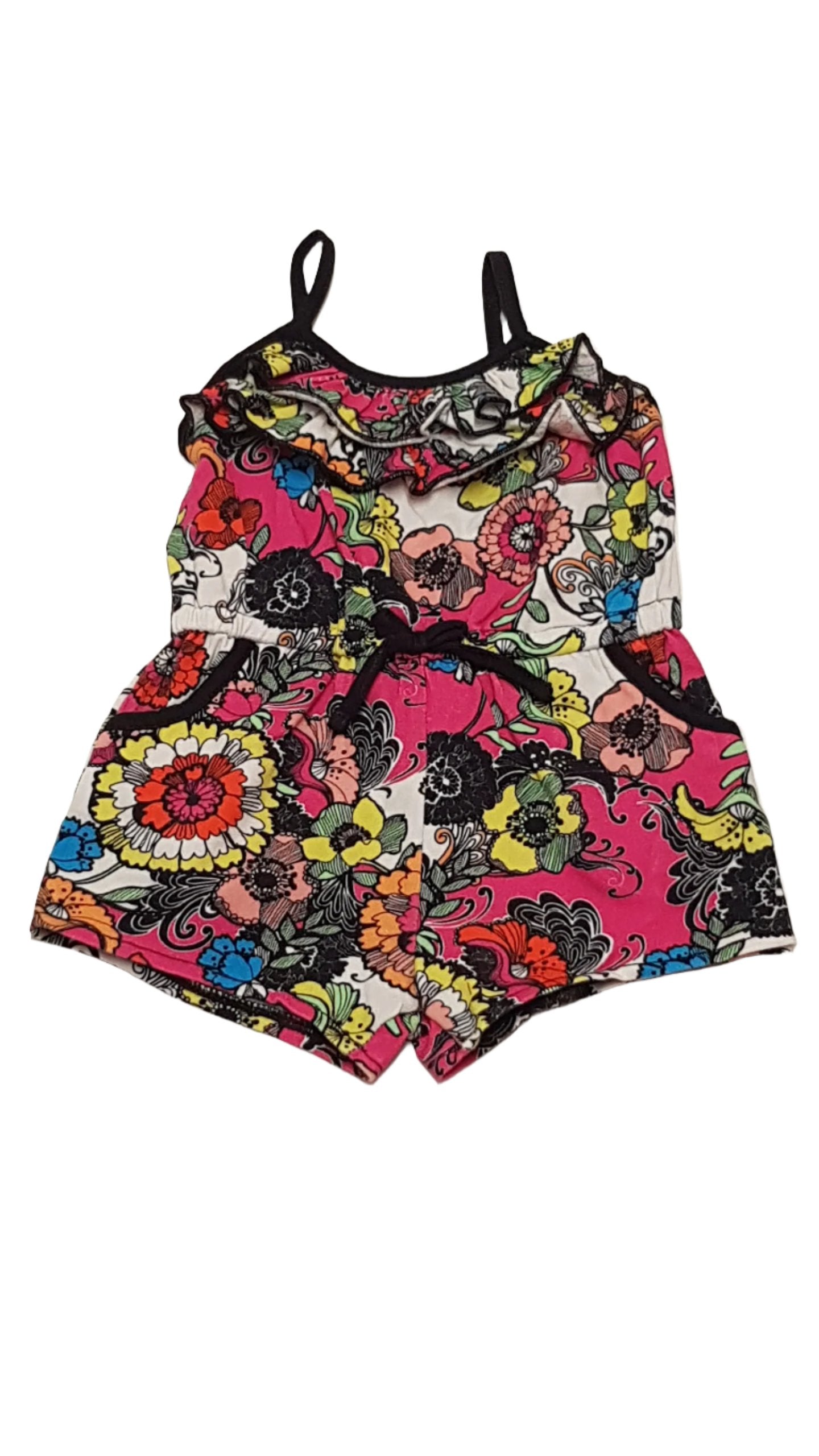 RIVER ISLAND MINI EXTRAMINŐSÉGŰ,TRENDI KISLÁNY PLAYSUIT 74