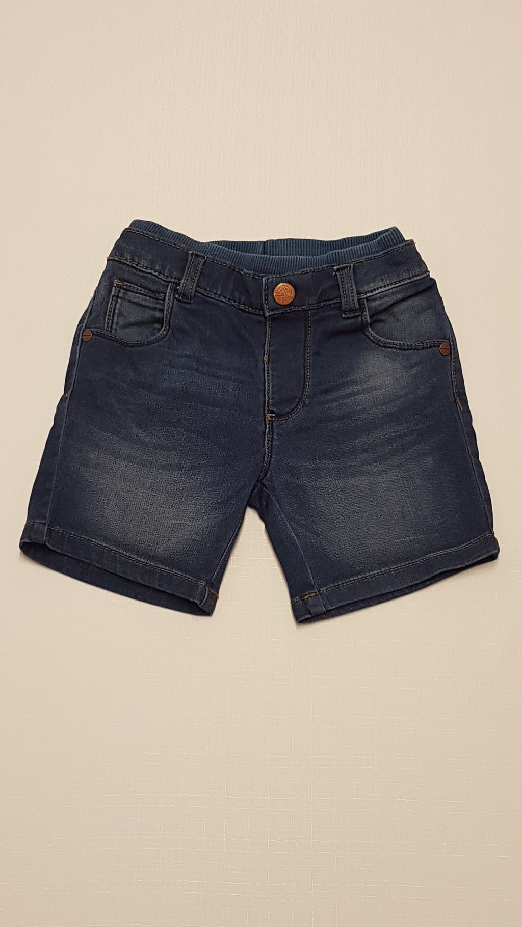 MOTHERCARE GUMIS DEREKÚ,VAGÁNY KISFIÚ FARMER RÖVIDNADRÁG 98