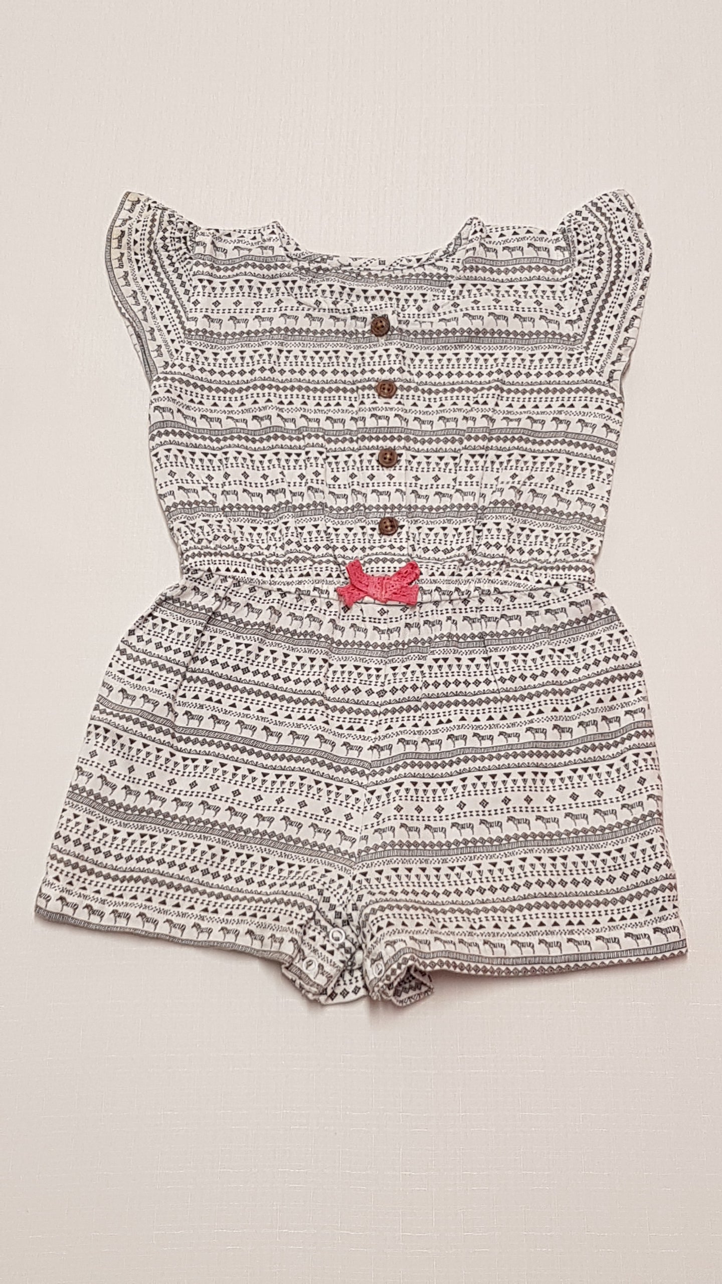 MATALAN ZEBRA MINTÁS KISLÁNY PLAYSUIT 86
