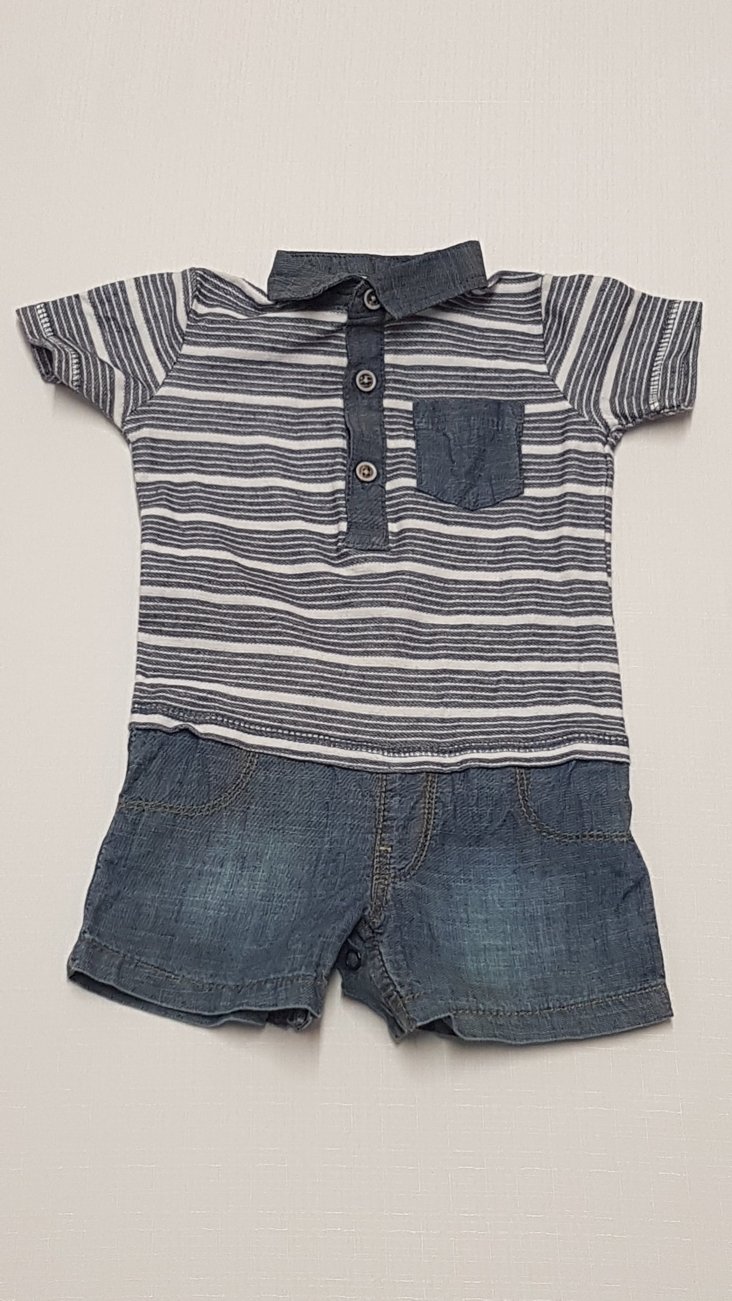 GEORGE GOMBOS,GALLÉROS,ELEGÁNS KISFIÚ PLAYSUIT 62-68
