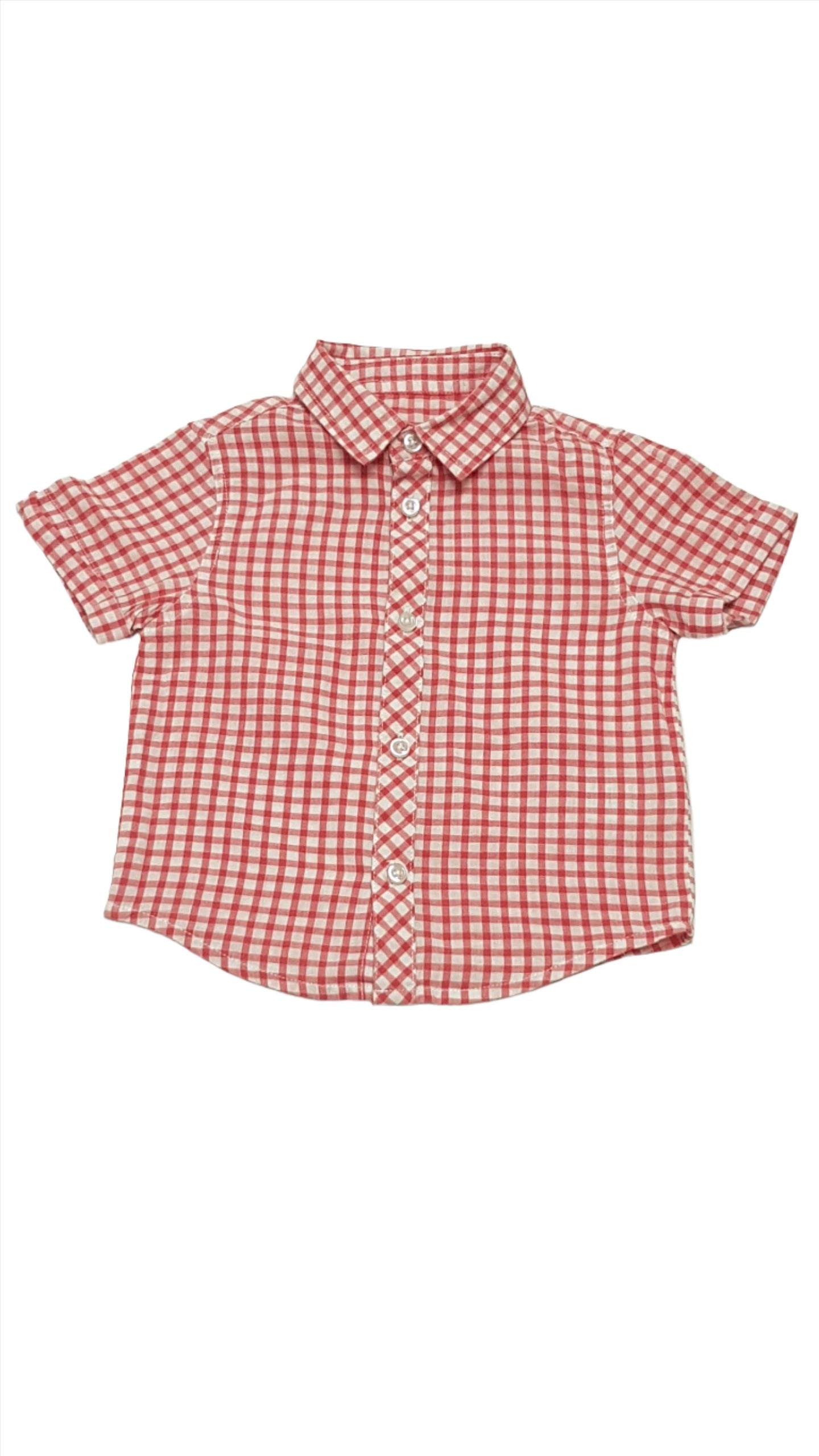 MATALAN PIROS-FEHÉR KOCKÁS KISFIÚ ING 80