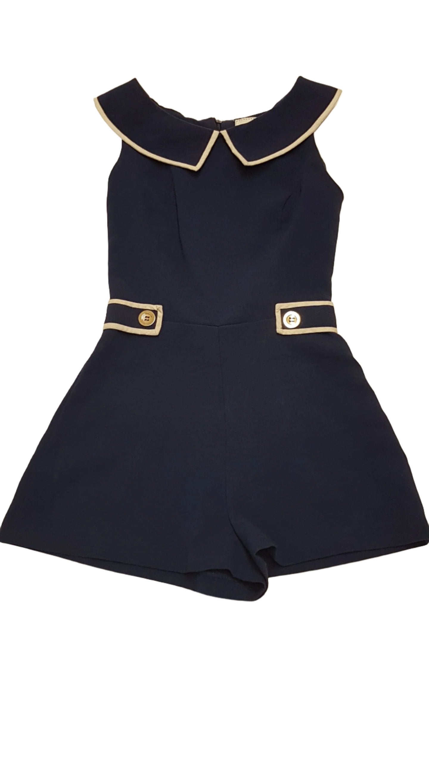 RIVER ISLAND EXTRAMINŐSÉGŰ,SÖTÉTKÉK SZÍNŰ,NADRÁGSZOKNYÁS KISLÁNY ALKALMI RUHA 158-164