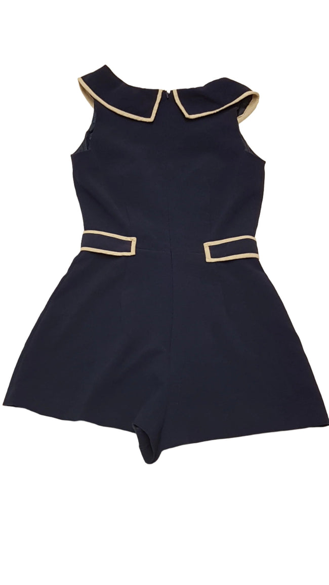 RIVER ISLAND EXTRAMINŐSÉGŰ,SÖTÉTKÉK SZÍNŰ,NADRÁGSZOKNYÁS KISLÁNY ALKALMI RUHA 158-164 Main Image