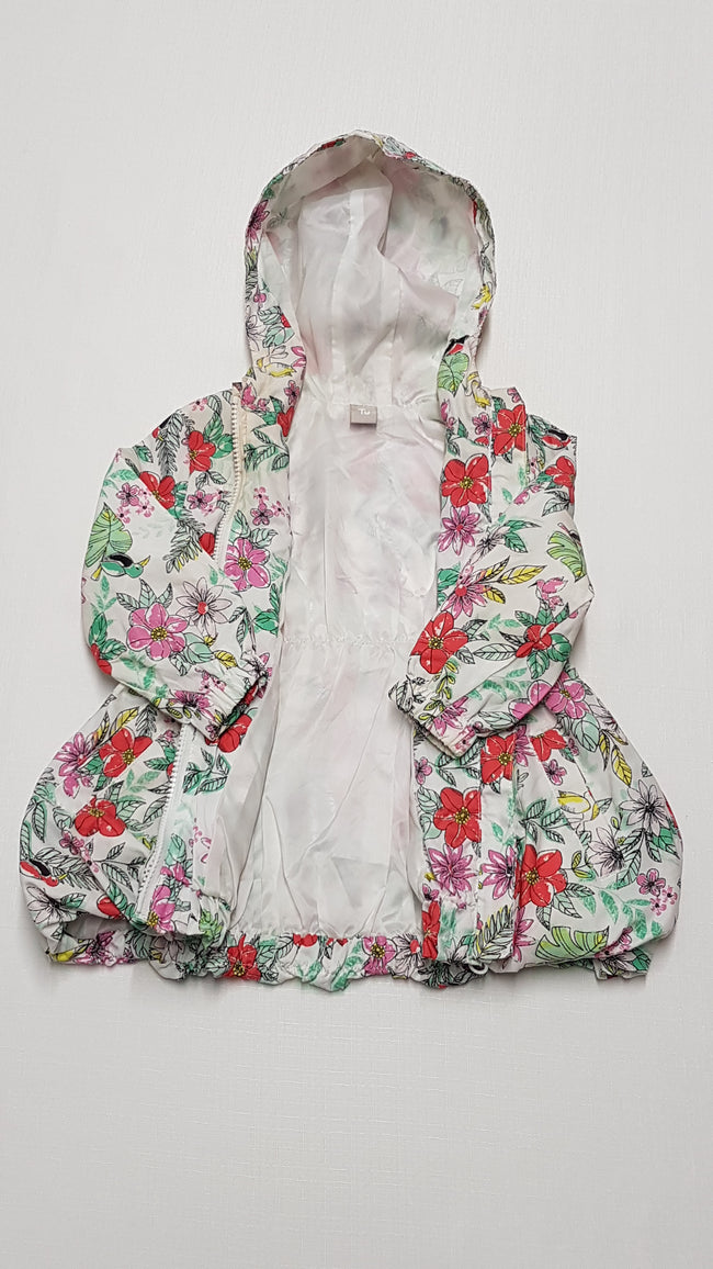 TU KIDS HAGYMA ALAKÚ, SZÍNES VIRÁGOS CSINI KISLÁNY SZÉLKABÁT 74-80 Main Image