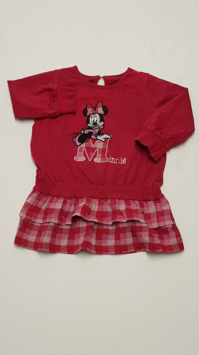 GEORGE DISNEY MINNIE MOUSE HOSSZÍTOTT KISLÁNY PULÓVER 80 Hover Image