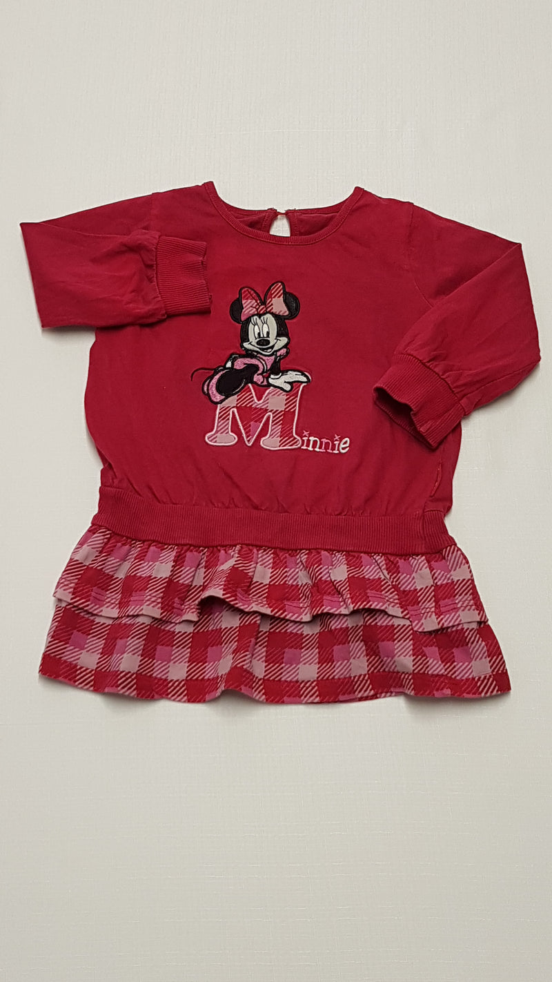 GEORGE DISNEY MINNIE MOUSE HOSSZÍTOTT KISLÁNY PULÓVER 80