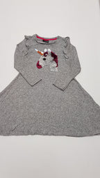 PRIMARK PUHA TAPINTÁSÚ,SIMIS,UNICORNOS KISLÁNY RUHA 116