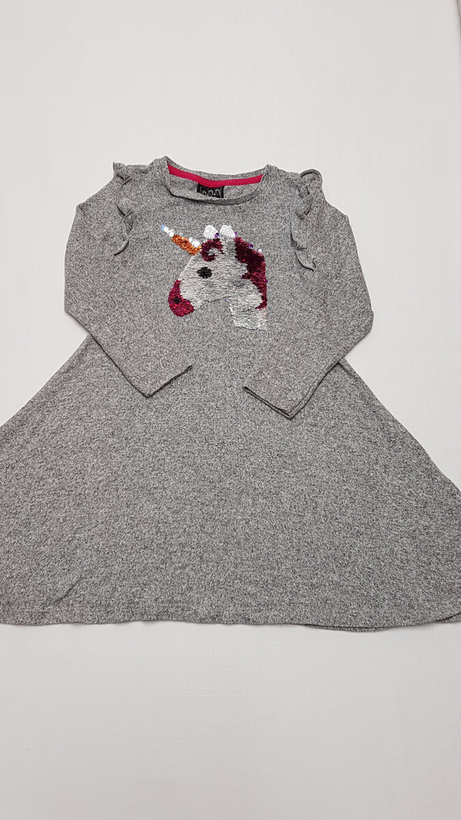 PRIMARK PUHA TAPINTÁSÚ,SIMIS,UNICORNOS KISLÁNY RUHA 116 Main Image