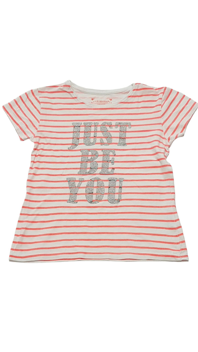 PRIMARK JUST BE YOU FELIRATÚ, CSILLÁMPOROS KISLÁNY PÓLÓ 128 Hover Image