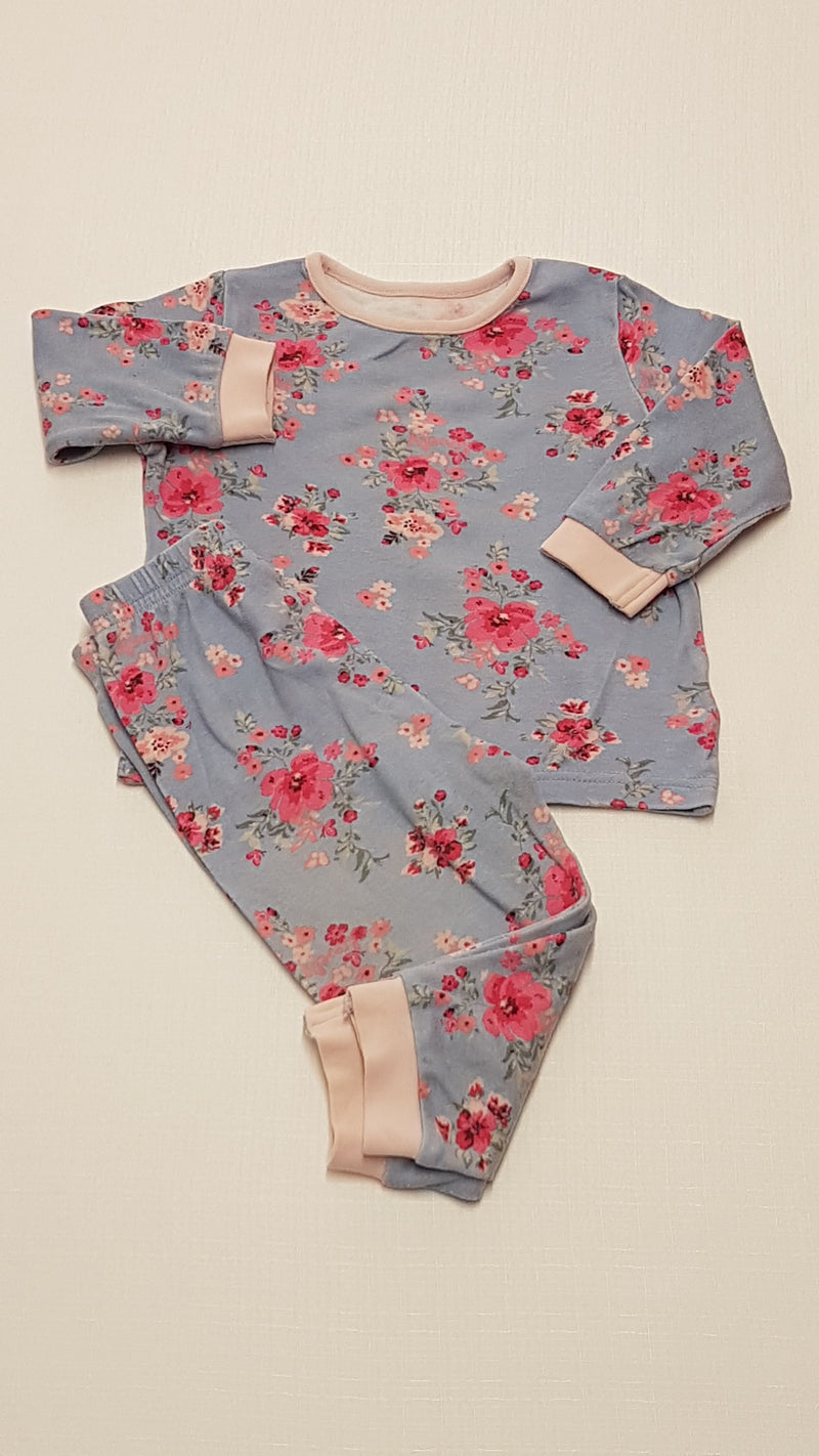 GEORGE CSODASZÉP VIRÁGOS KISLÁNY PAMUT PIZSI 74-80