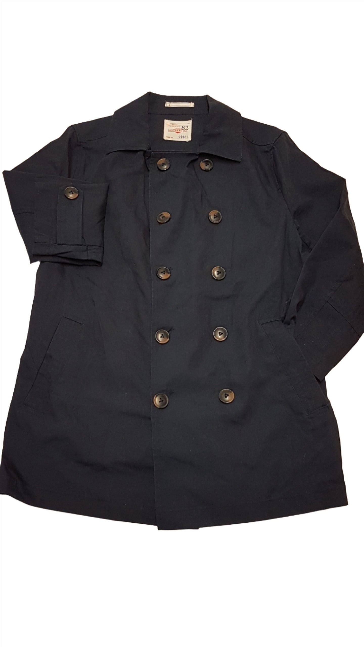 NEXT SÖTÉTKÉK, ELEGÁNS, MINŐSÉGI KISFIÚ BALLONKABÁT 140