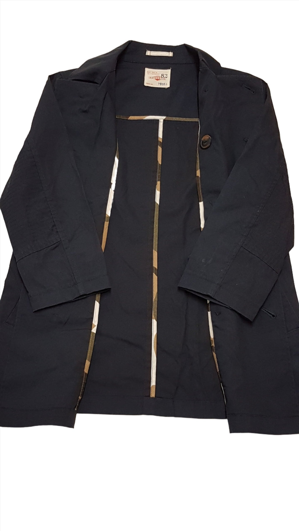 NEXT SÖTÉTKÉK, ELEGÁNS, MINŐSÉGI KISFIÚ BALLONKABÁT 140