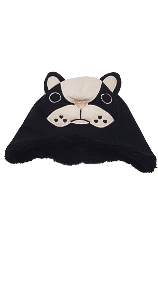 CSILLOGÓ SZÍVECSKÉS,BUNDÁS,KUTYAFEJES,FÜLES KISLÁNY SAPI 140-158 Hover Image