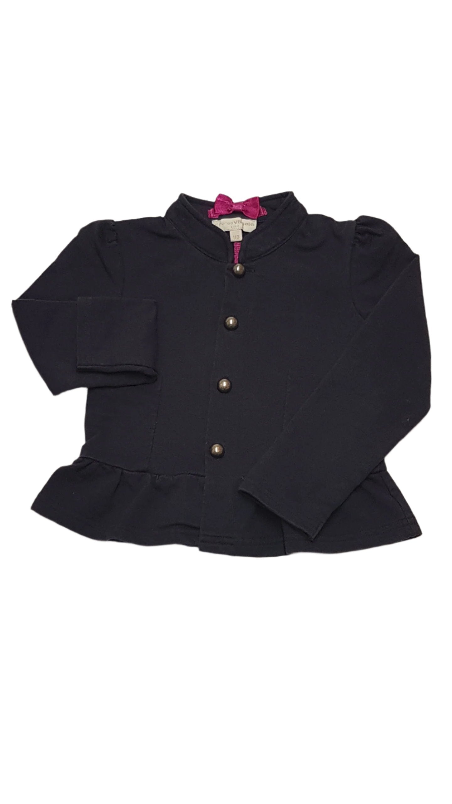 CHARIES VÖGELE KIDS SÖTÉTKÉK SZÍNŰ,ELEGÁNS ,PAMUT ANYAGÚ KISLÁNY BLÉZER 110