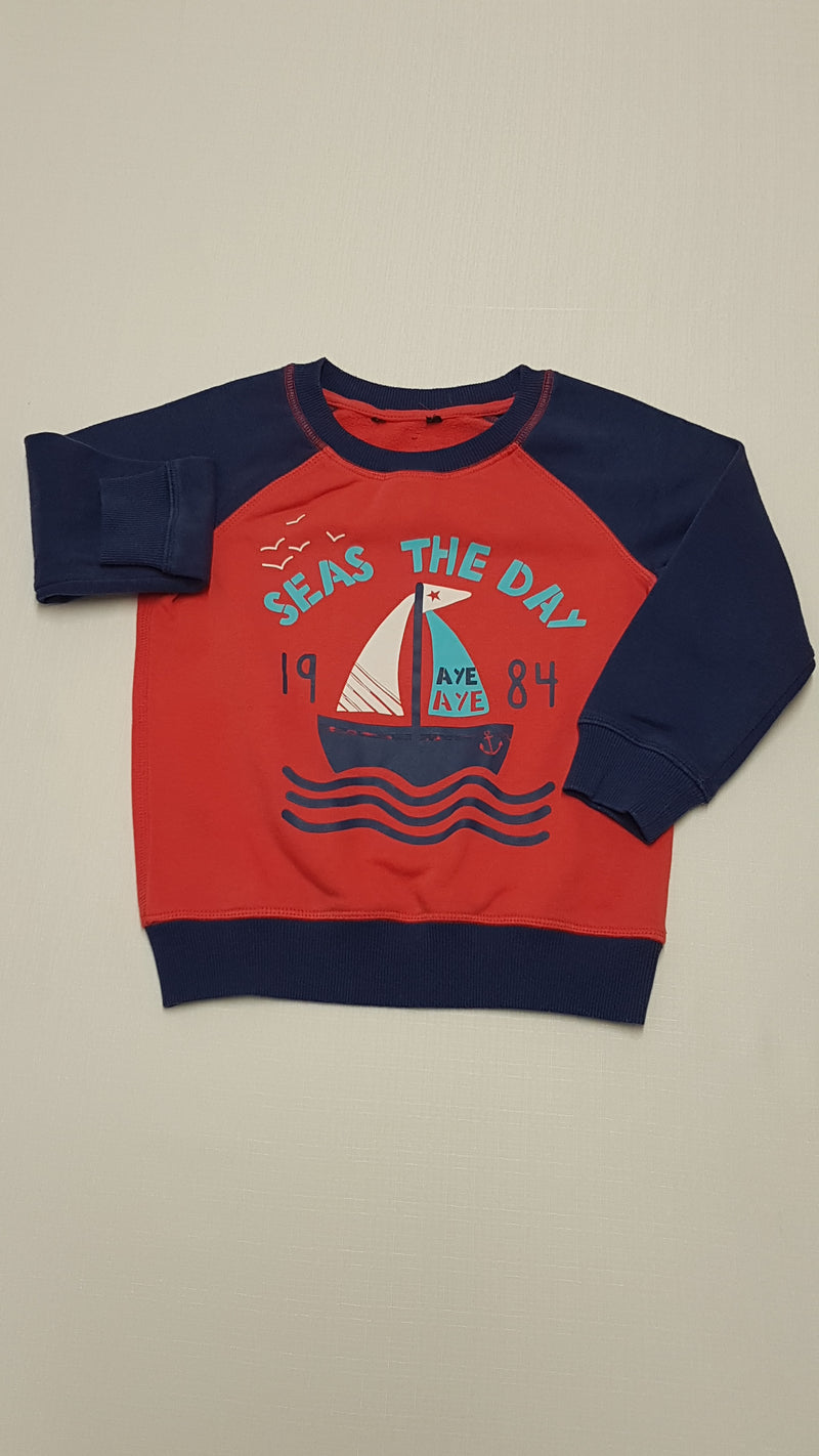 GEORGE HAJÓMINTÁS KISFIÚ PULÓVER 104-110