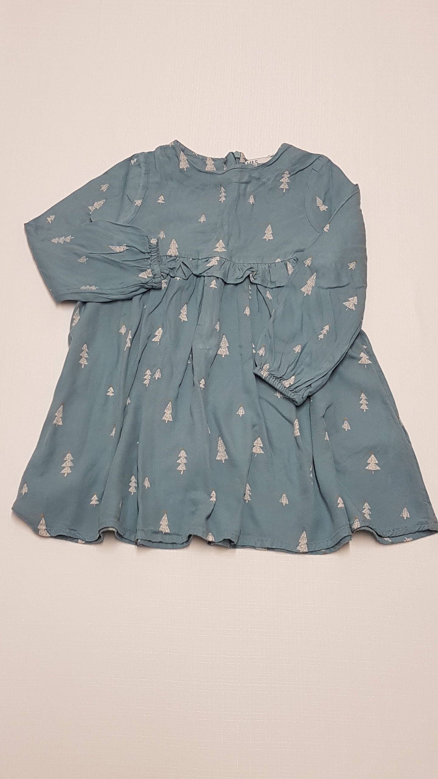 M&S KIDS APRÓ MINTÁS KISLÁNY TUNIKA RUHA 110