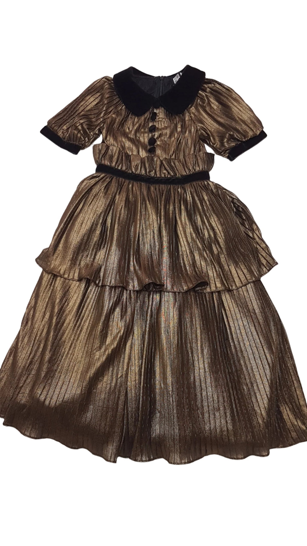 RUTY  FRANCIA DESIGNER CSODASZÉP MAXI, ALKALMI KISLÁNY RUHA 104-110