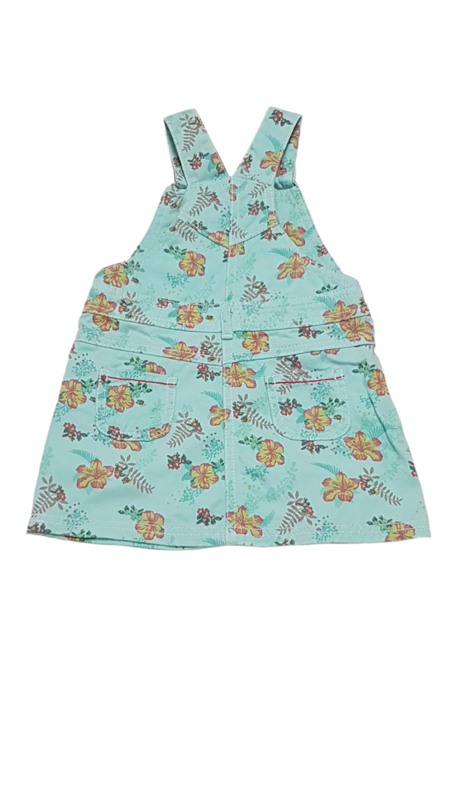 F&F KIDS HAWAII VIRÁGMINTÁS, KANTÁROS,CSINI KISLÁNY RUHA 80 Main Image