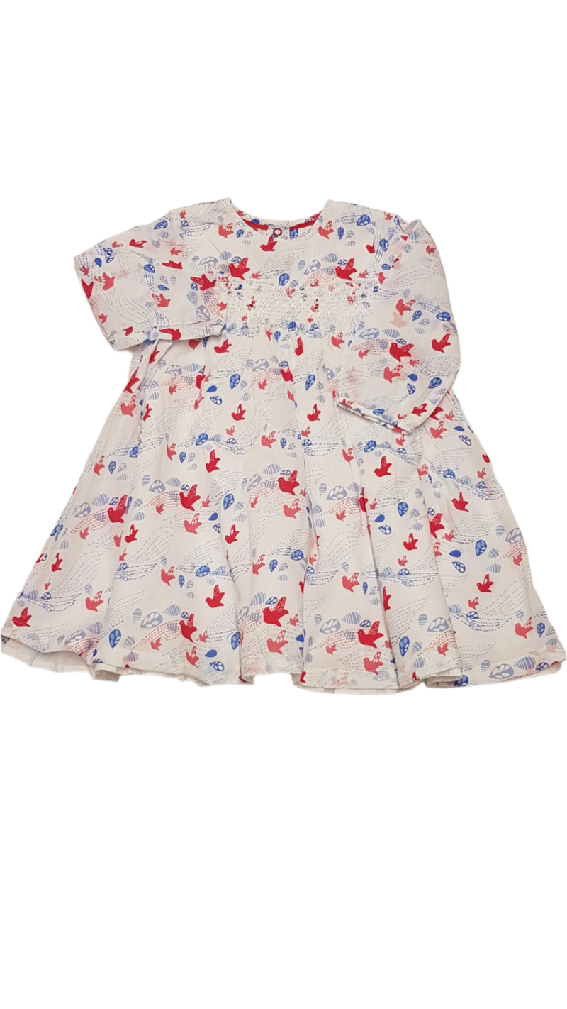 M&S KIDS TÜNDÉRI MADÁRKÁS KISLÁNY RUHÁCSKA 80-86