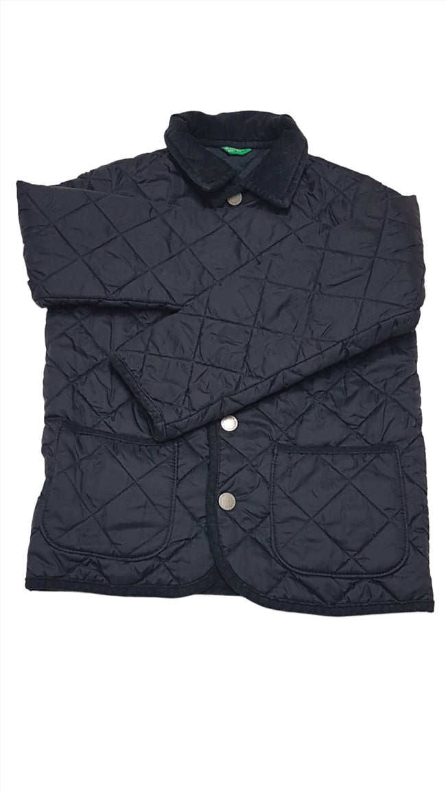 BENETTON EXTRAMINŐSÉGŰ,SÖTÉTKÉK, STEPPELT , ÁTMENETI KISFIÚ KABI 116 Hover Image