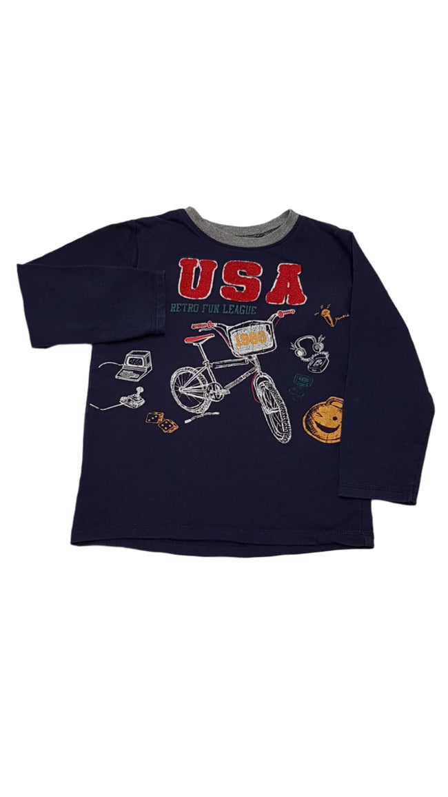 MATALAN USA FELIRATÚ KISFIÚ PULÓVER 110 Hover Image