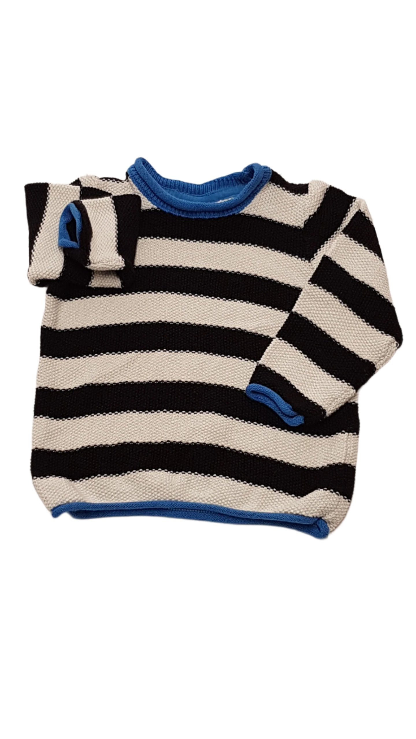 MINI CLUB KÖTÖTT,CSÍKOS KISLÁNY PULÓVER 86-92