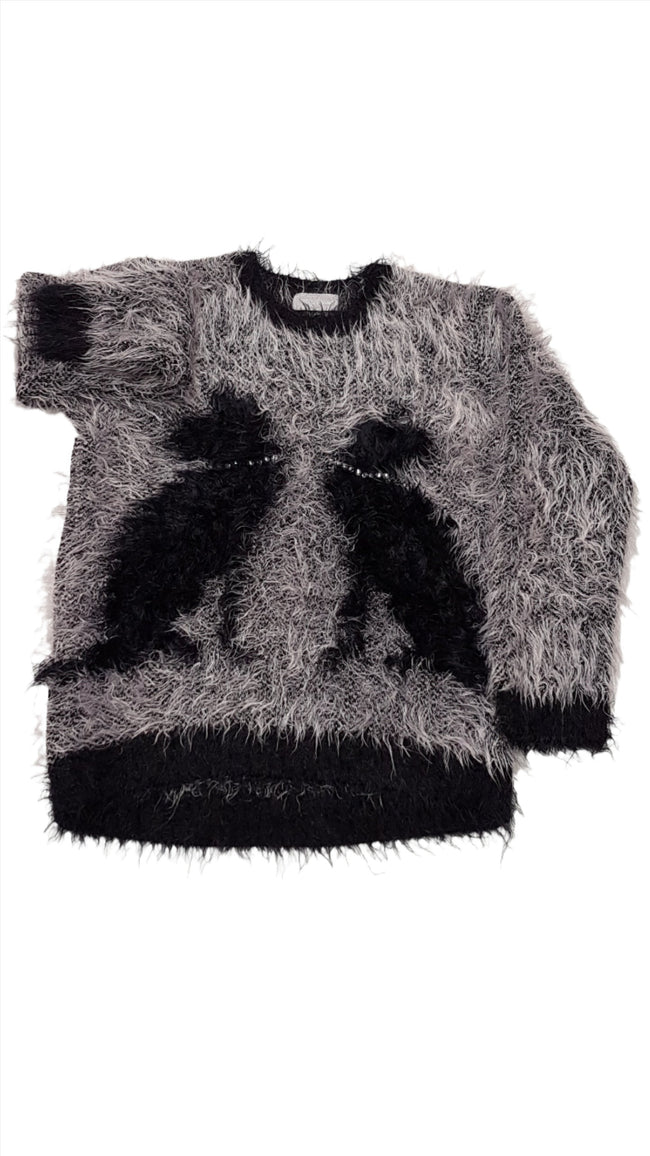 MATALAN GYÖNGYÖS,KUTYUSOS,WELLSOFT KISLÁNY SZŐRME PULÓVER 128-134 Hover Image