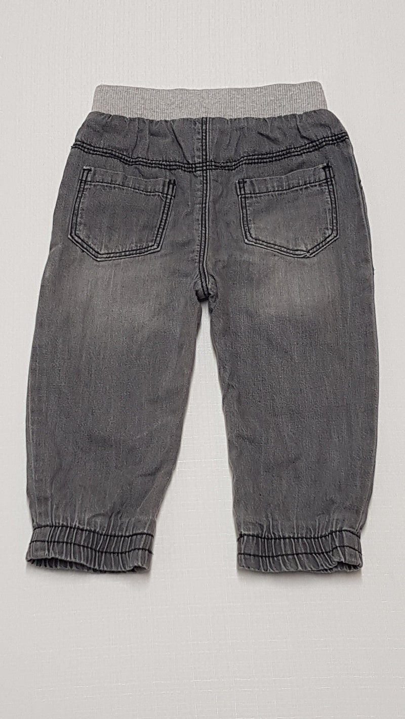 GEORGE DISNEY BABY  KOPTATOTT,SZÜRKE SZÍNŰ JOGGER , VÉKONY BÉLÉSSEL 74-80