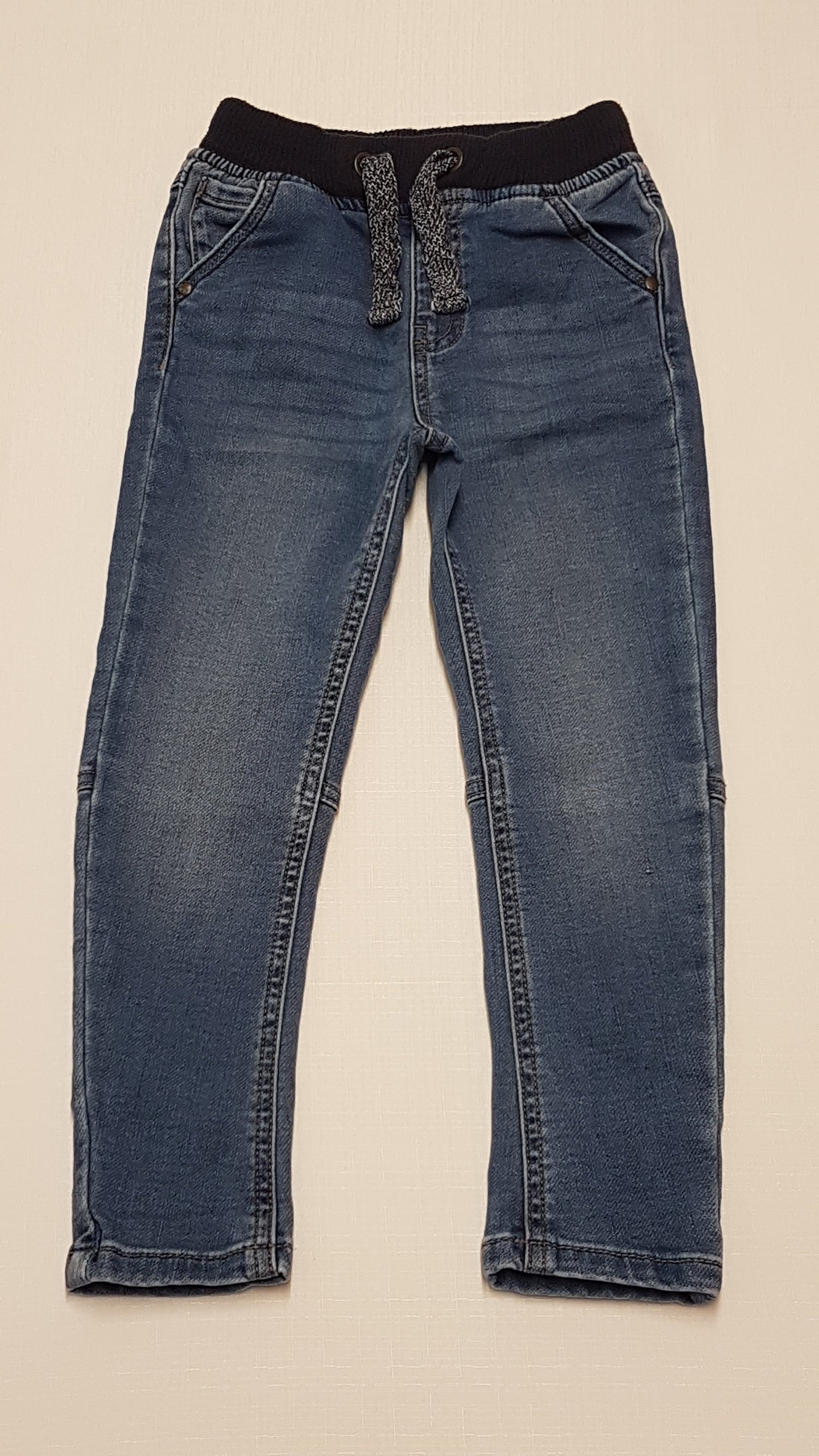 MATALAN KOPTATOTT KISFIÚ FARMERNADRÁG 104