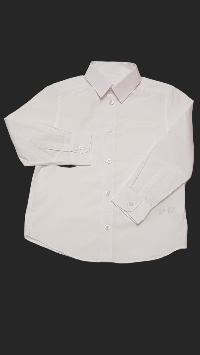 ÚJ F&F KIDS  FEHÉR SZÍNŰ KISFIÚ ING 122