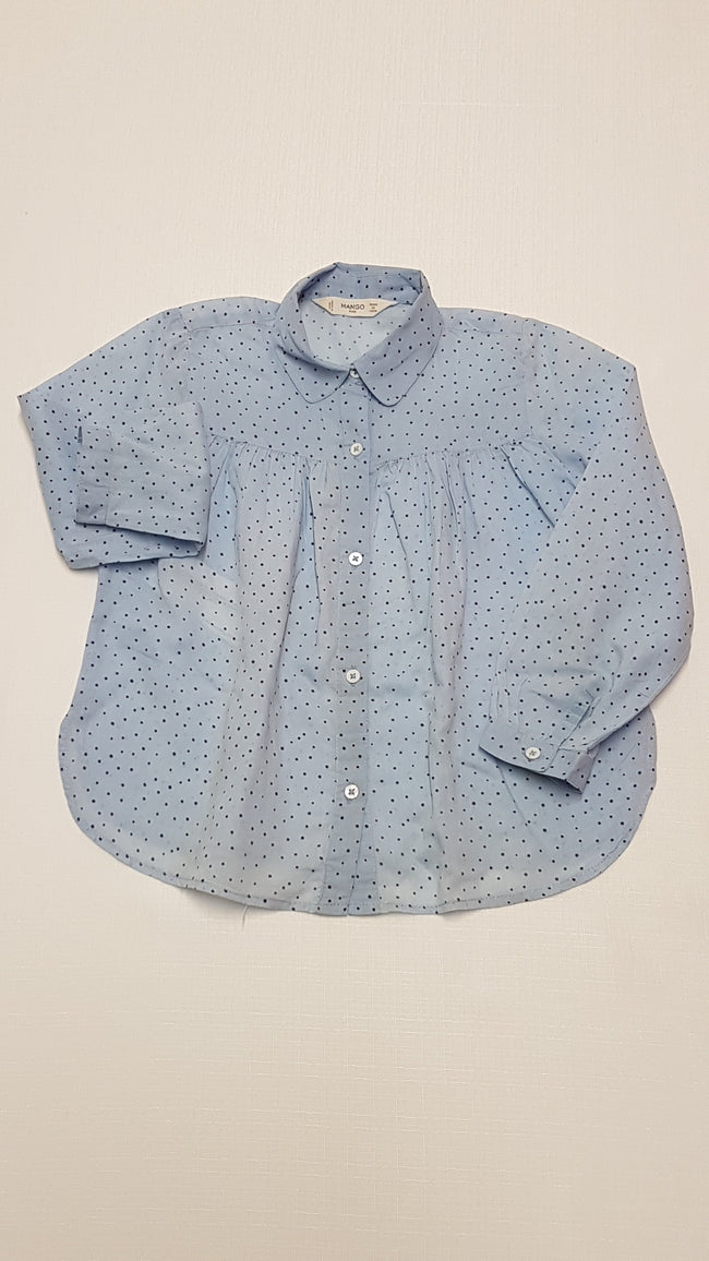 MANGO KIDS PRÉMIUM MINŐSÉGÚ KISLÁNY BLÚZ 110 Hover Image